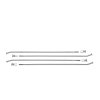 RAYOS DELANTERO XR250 TORNADO CRF230F CRF250F CROMADO 4MM LLANTA 21