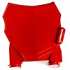 NUMBER PLATE DUO CON PASA CABLE CRF230F ROJO