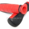 MANOPLA DEPORTIVA ERGONOMICA NEGRA ROJO