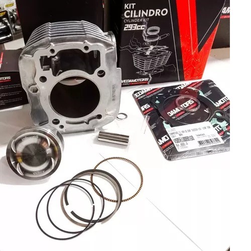 KIT CILINDRO 293CC CRF250F CB250F NEW TWISTER CON PISTON Y JUNTA 77MM