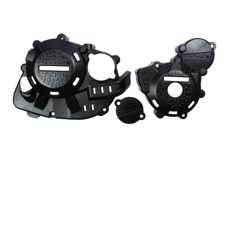 PROTECTOR COSTADO MOTOR DEFENDER TORNADO CBX250 NEGRO