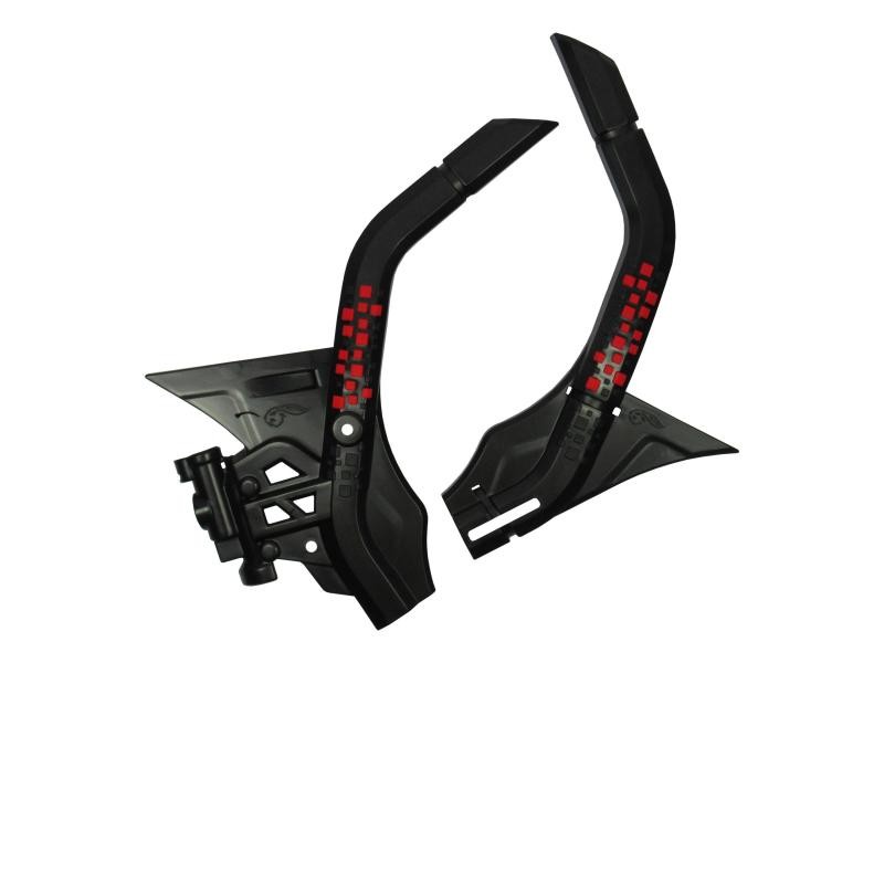PROTECTOR CHASIS DEFENDER CRF250F CRF300F NEGRO ROJO