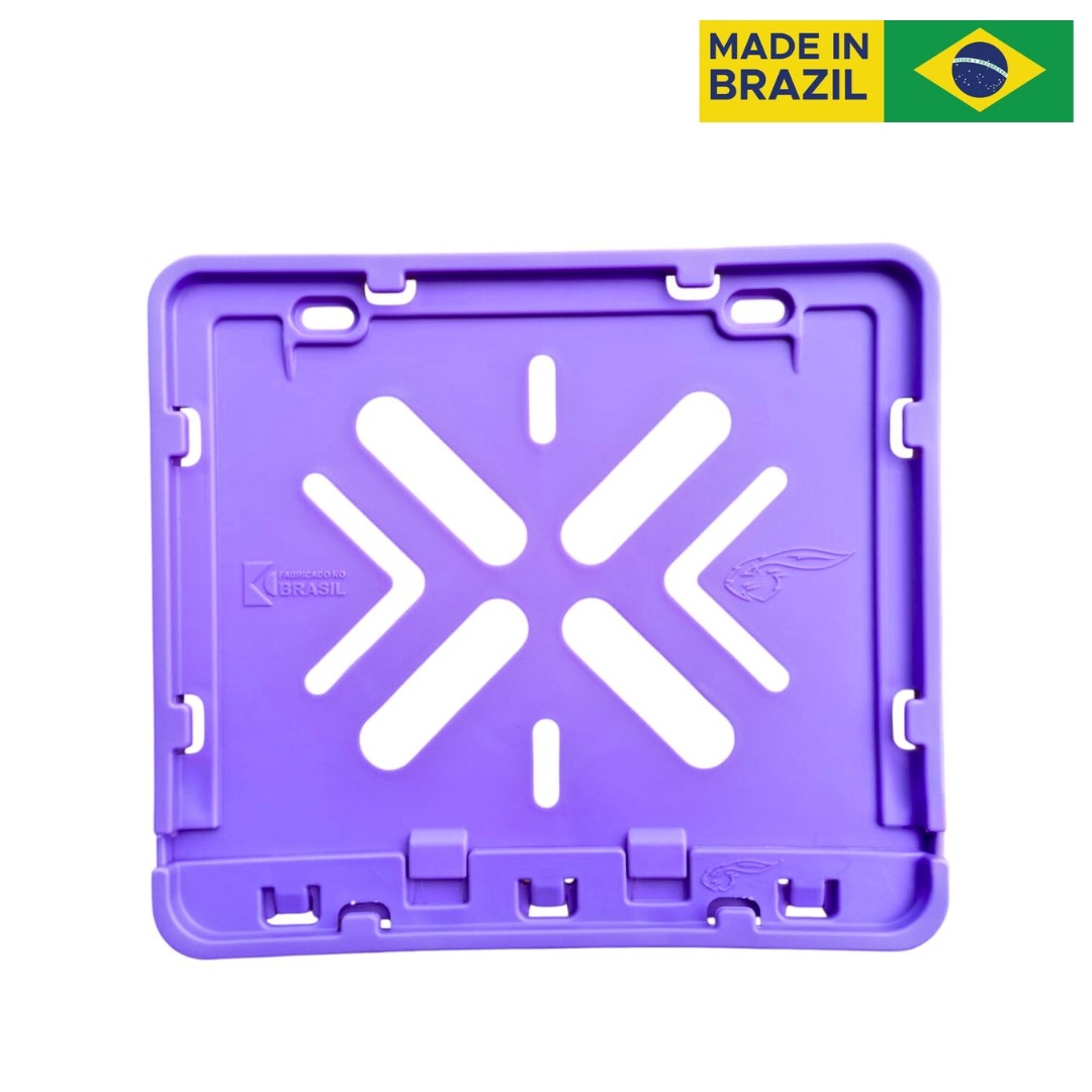 PORTA CHAPA MERCOSUL LILA