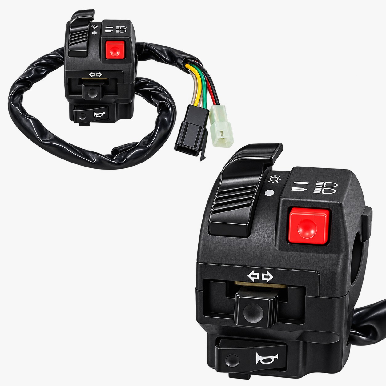 INTERUPTOR LUZ ALTA BAJA SENALERO BOZINA TITAN150