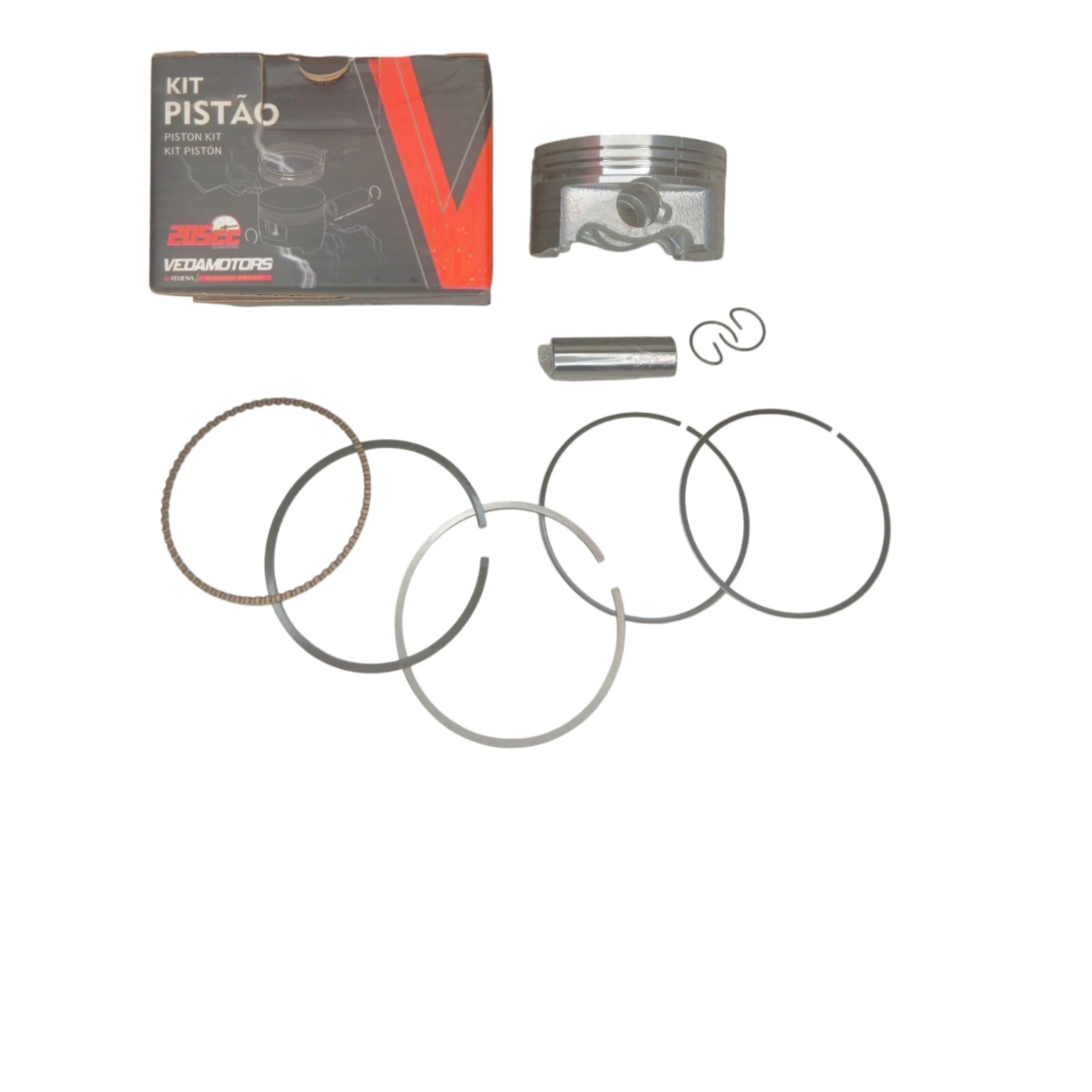 KIT PISTON STD PARA KIT 205CC CB160F  64,50 PERN