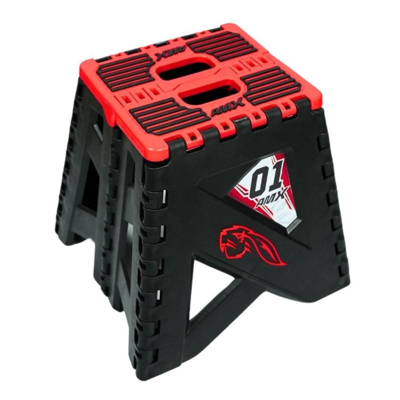 CABALLETE RETRACTIL UNIVERSAL ROJO/NEGRO